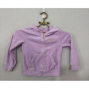 Toddler Girls Juicy Couture Zip Up Hoodie‎ ~ Size 4T Pink